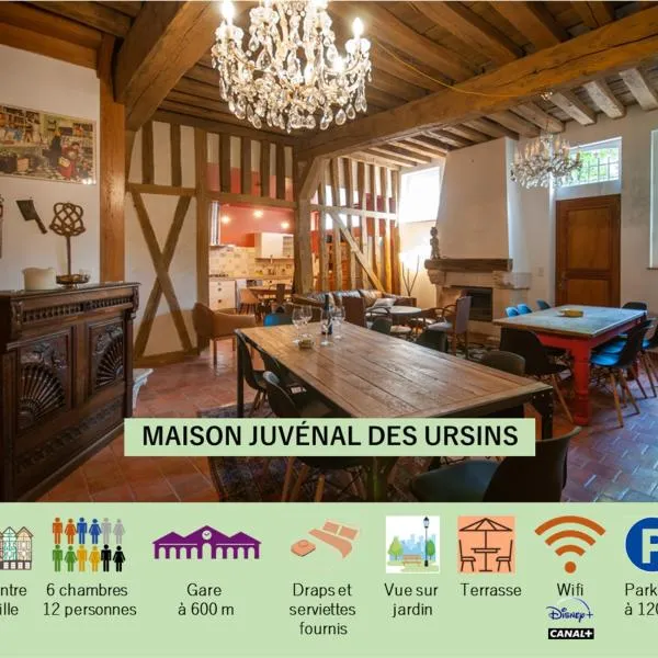Maison Juvénal des Ursins, hôtel à Troyes