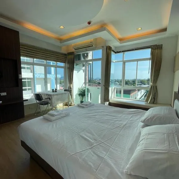 Studio 1 Chambre lumineux avec vue à 180°, hotel v destinaci Ban Klang