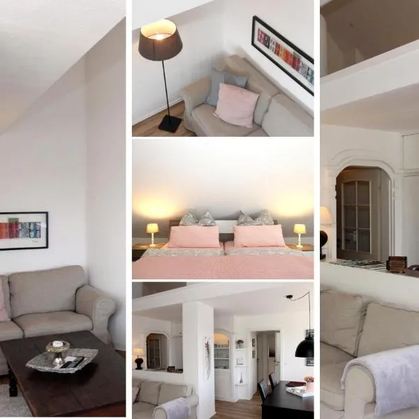 Seeloft mit Balkon, Seeblick, 300m zum See，位于默讷塞的酒店