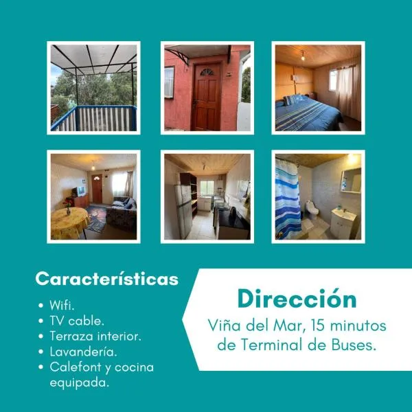 ¡Casa equipada para vacacionar!, hotel v destinaci Viña del Mar