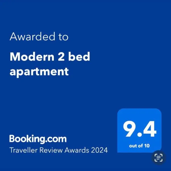 Modern 2 bed apartment, hotell i Wallasey