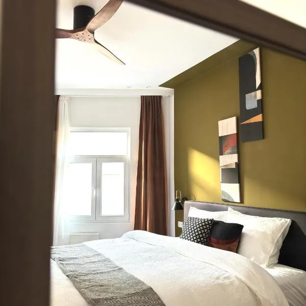 3 min walk-MEIR Cozy 3-4BR house, hotel v Antverpách