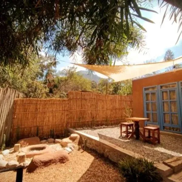 Borde rio, Eco-Cabaña Jararankhu, hotel a Vicuña