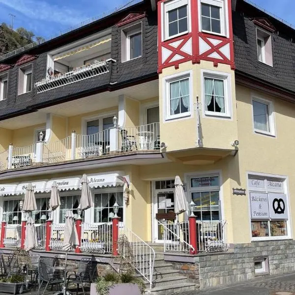 Café Bäckerei Pension Alcana Mirco Münch, hotel v destinaci Alken
