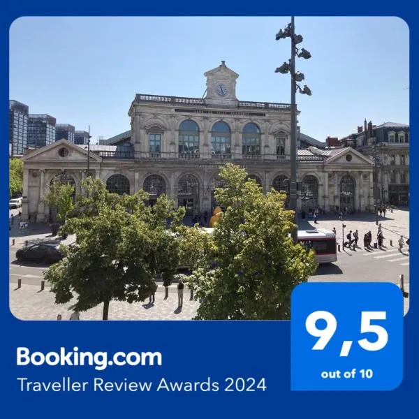 Studio en face de la Gare Lille Flandres, hotel v destinaci Lille