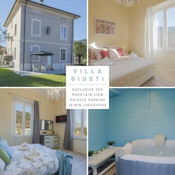 [*ViLLA GiUSTi LiBERTY HOME*] SPA BBQ Wifi Parking, hotel v destinaci Lucca