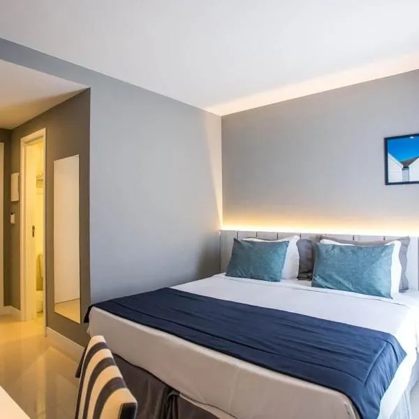 Flat 223 - Moderno e Privilegiado a 700m da Praia