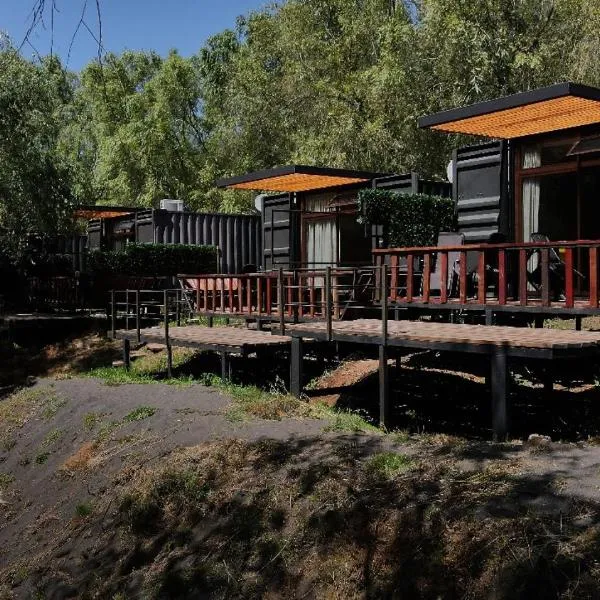 Cabaña Habitainer BordeRio 3, hotel di Chiguayante