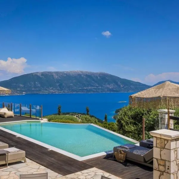 Villa Bolios Sea view Private Pool, ξενοδοχείο στα Κατσαράτα