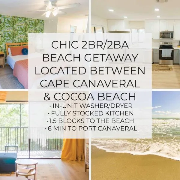 Private Tropical Beach Oasis, hotell i Cape Canaveral