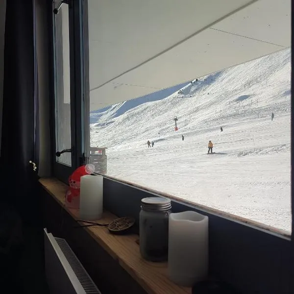 Studio Cosy 2100m pied des pistes-Direct to SKI slopes-SKI in SKI out-LA PLAGNE AIME 2000, hotel em Aime La Plagne