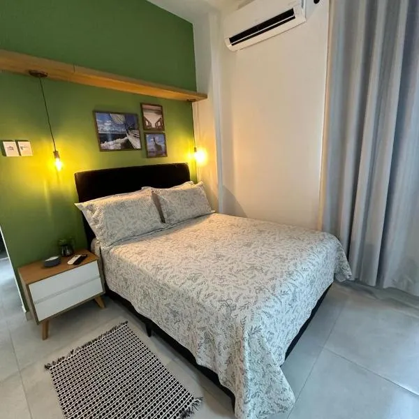 Acolhedor apartamento na quadra da praia