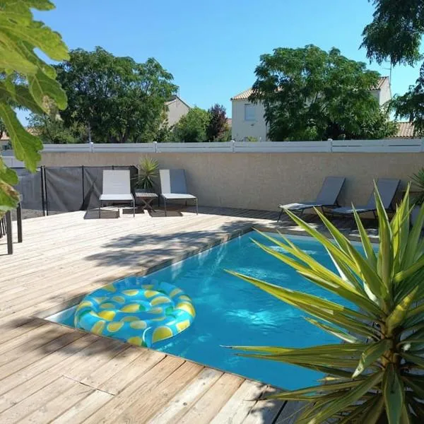 Villa aiguës marines, hotell i Pérols