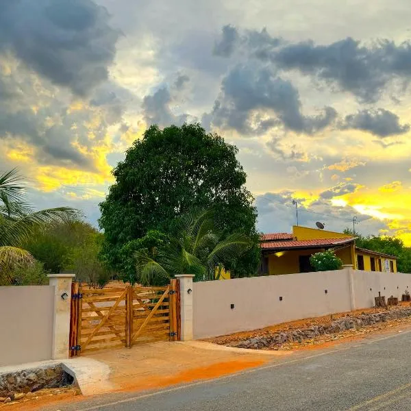 Casa Barreirinho Parque Nacional Serra da Capivara, hotel en Jurubeba