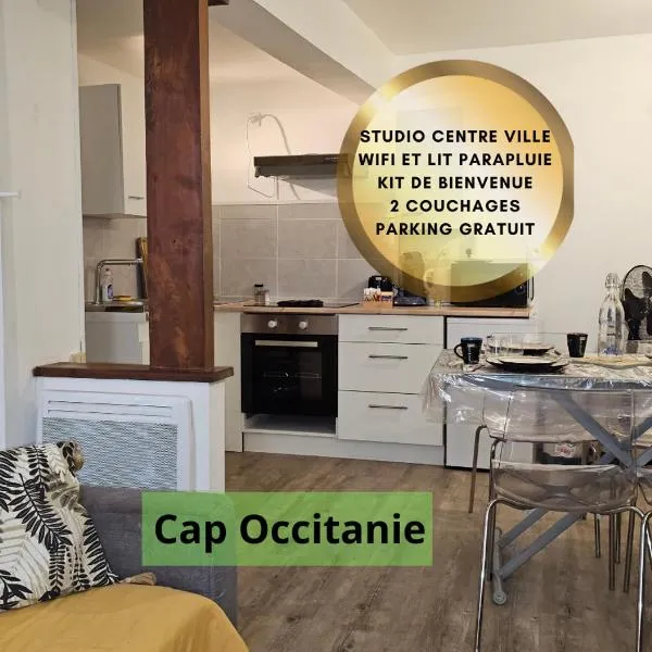 Le Cathare-Limoux-WIFI-Parking free-Oc-Keys, hotel in Cambieure