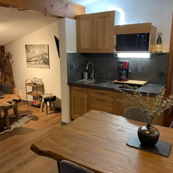 Chalet le Daim appartement 6 pers Vue Mont-Blanc, hotell sihtkohas Combloux