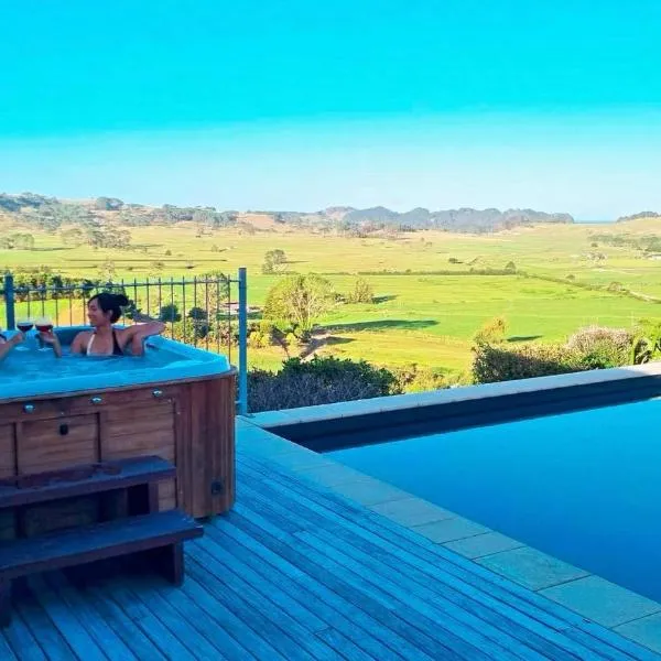Luxury Country retreat, hotel v destinaci Cooks Beach