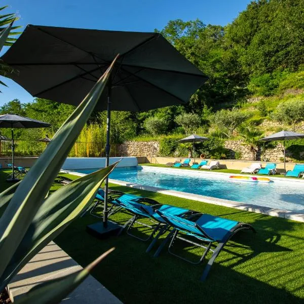 GÎTES DU MAS BEL'AIR ,PISCINE CHAUFFÉE, hotel in Rosières