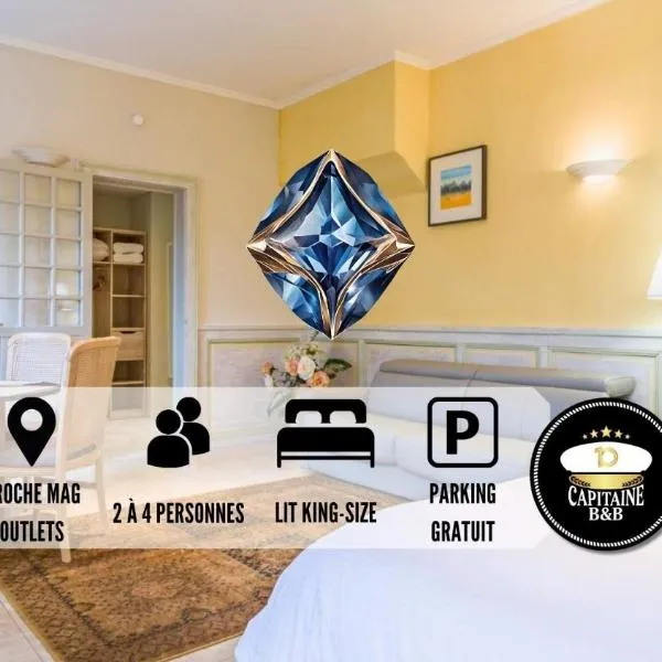 Le SAPHIR - Confort - Proche Mag Outlet Troyes - Parking gratuit, hotell i Pont-Sainte-Marie