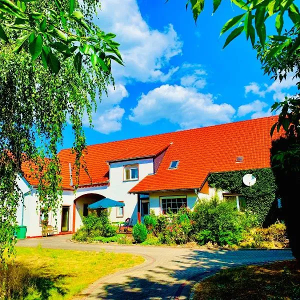 Top-moderne Ferienwohnung und Apartments auf früherem wunderschönen Bauernhof im Elbe-Elster-Kreis in Brandenburg bei Herzberg-Elster, Schönewalde, Holzdorf, Hotel in Schönewalde