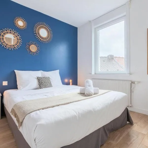 Renovated house with terrace 3 bedrooms, viešbutis mieste Vaskalis