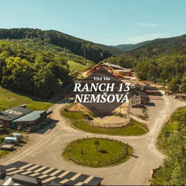 Ranch 13 - Western a kone, hotel v destinaci Nemšová