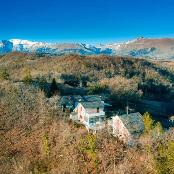 [vista Sibillini] Villa Amici, hotel Uscernóban