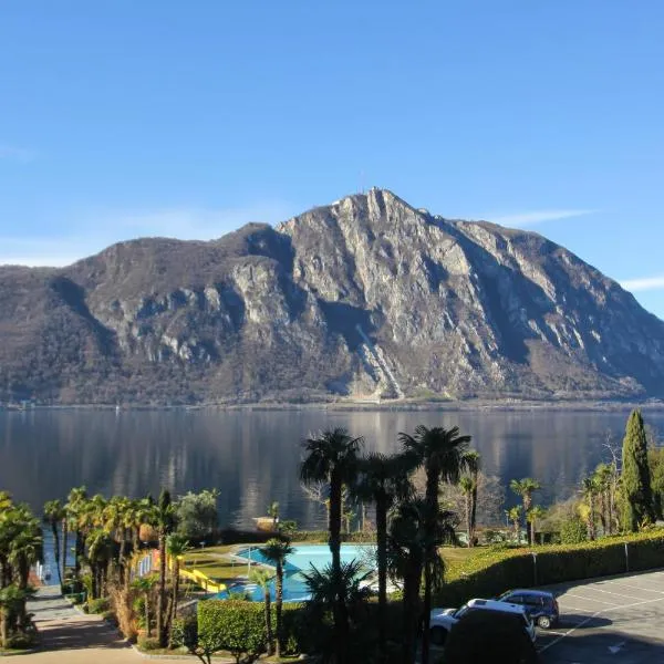 Ferien am Luganer See mit See Sicht, hotel in Bissone