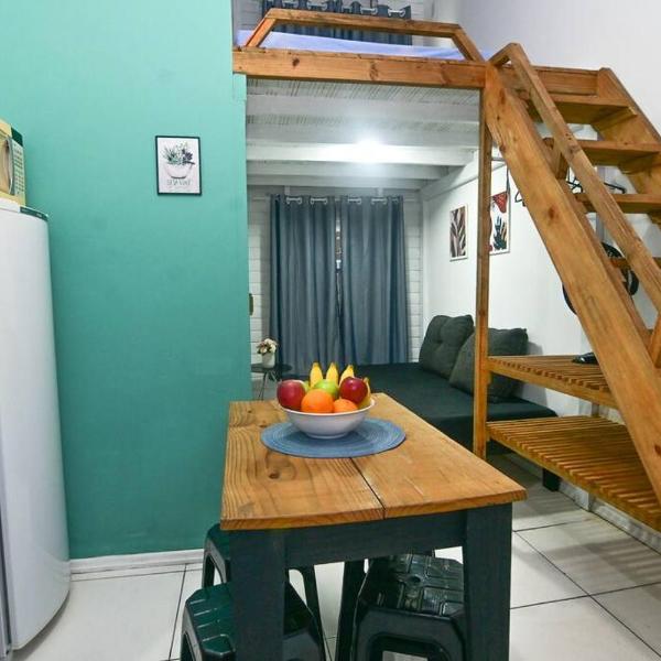 TinyHouse ch2 a5min de Jurerê In Ar Cond e Netflix