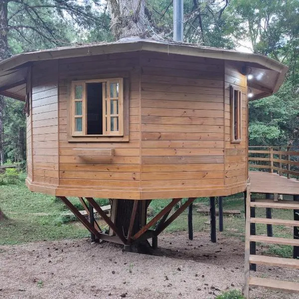 Casa na Árvore - Chalé Quemeninho, hotell i Apiaí