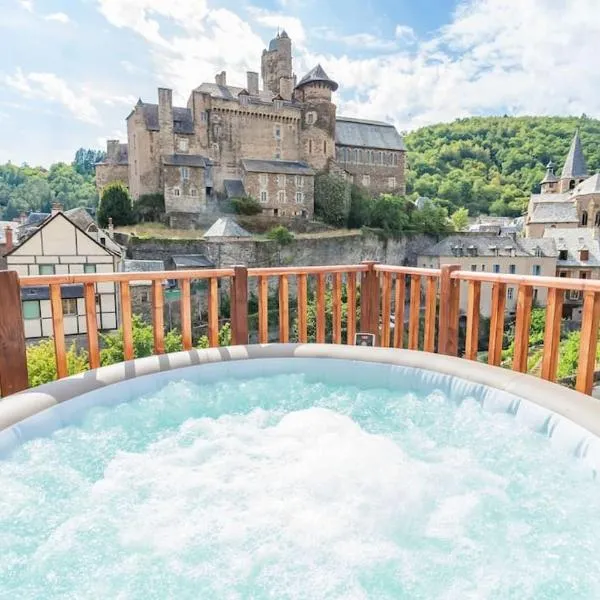 L'Estagnole pour 2 personnes, jacuzzi, hammam, hotel v destinaci Estaing