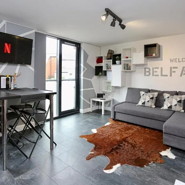 Neat City Apartment - Secure Parking - WiFi - Sleeps 4 - No Parties, hotel in Belfast