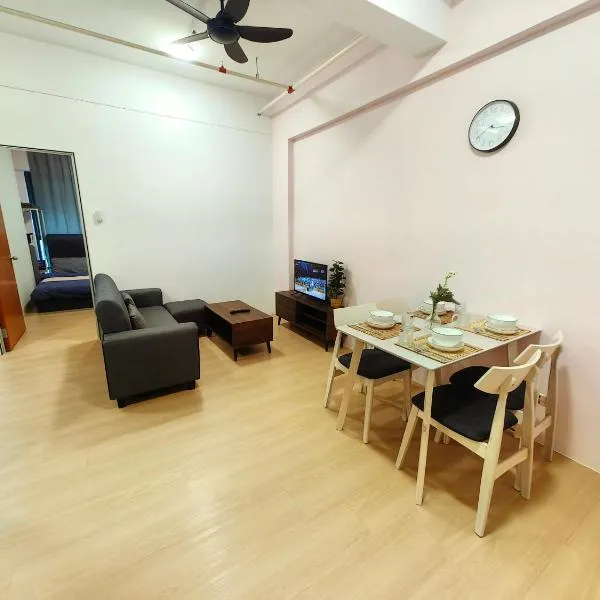 G5 1-8Pax Cozy 2Room Sunway Medical 3Q beds TV WIFI, hotel a Kampong Penaga