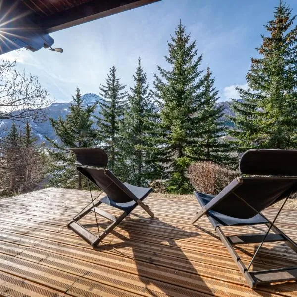 Serre Chevalier Studio 30 m2 coin montagne à 8 Minutes des Pistes – hotel w mieście Saint-Chaffrey