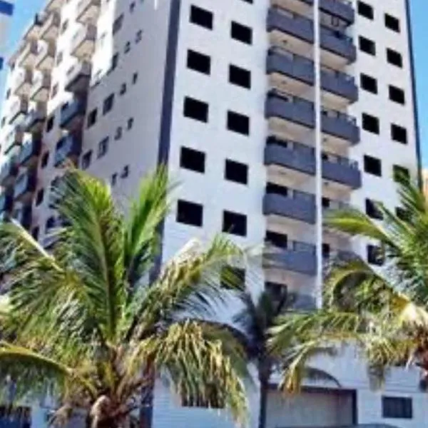 Apartamento beira mar Centro da cidade WiFi grátis, hotel in Mongaguá