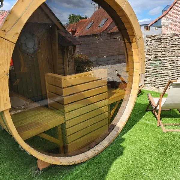 Chalet-Sauna-Evasion Nature et Bien-être, hotel in Gosnay