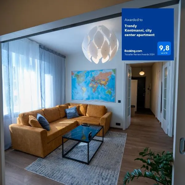 Trendy Kentmanni, city center apartment, hotel in Tallinn