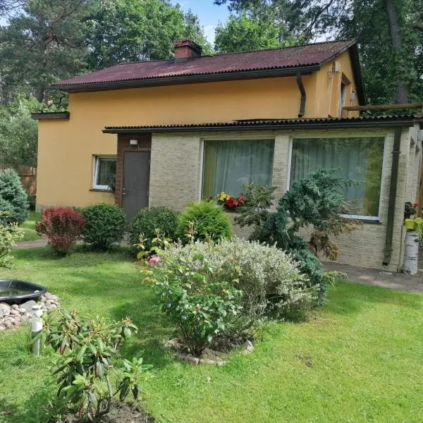 House By The Sea With Hot Tub, hotel di Mežciems