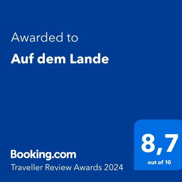 Auf dem Lande, hotel in Weener