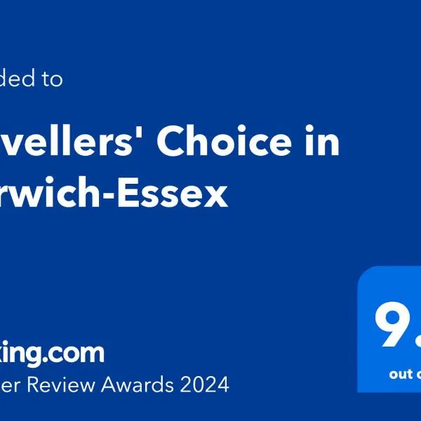 Travellers' Choice in Harwich-Essex, hotel a Harwich