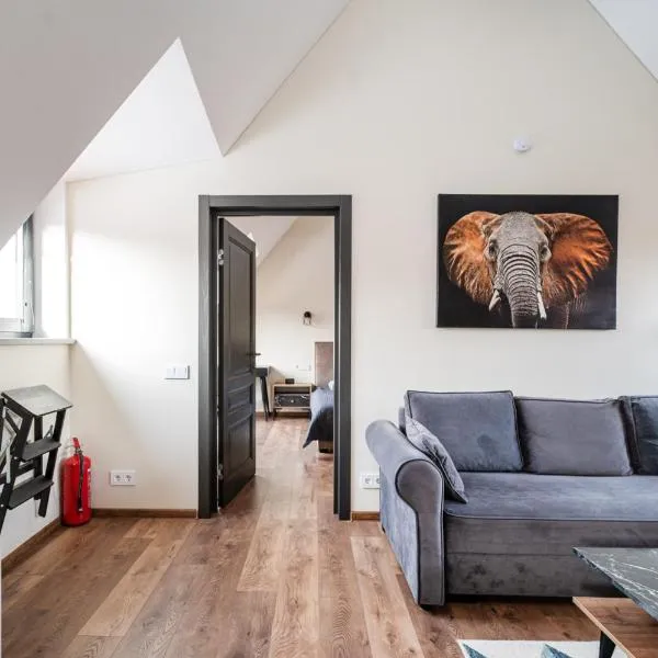 Cozy Central Attic SELF Check In, hotell Vilniuses
