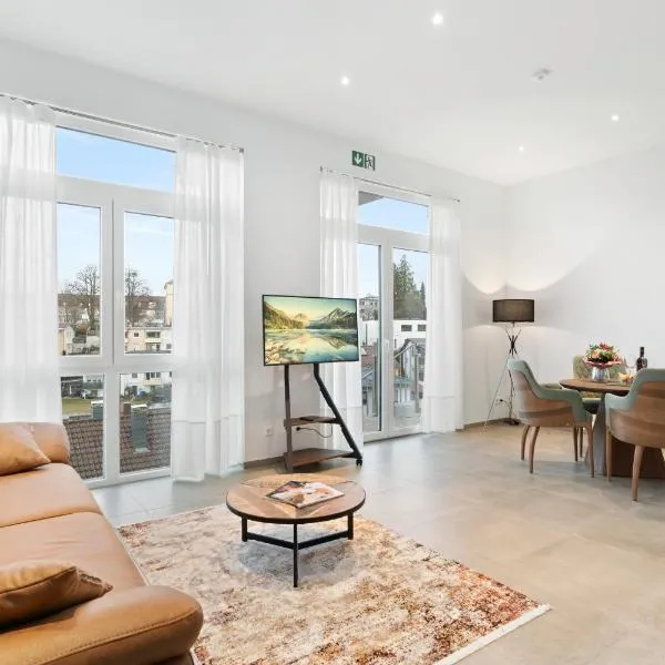 Premium SmartApart mit Smarthome zentral modern 24h-check-in: Tettnang şehrinde bir otel