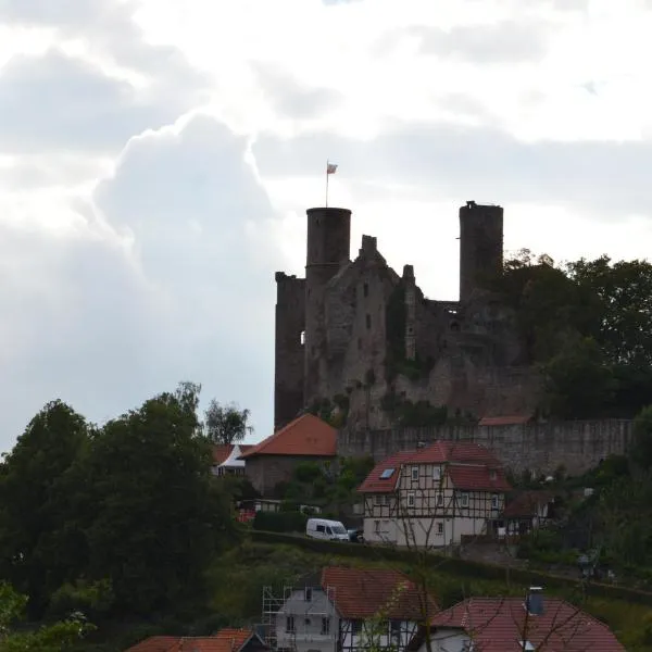 Apartment unterhalb der Burg Hanstein: Bornhagen şehrinde bir otel