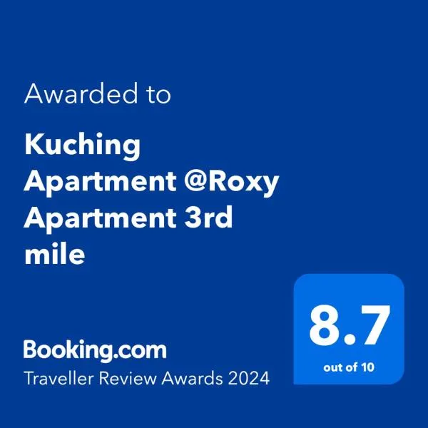 Kuching Apartment @Roxy Apartment 3rd mile, hotel in Kuching