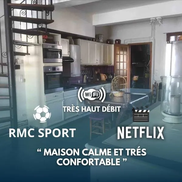 Logements Un Coin de Bigorre - La Tournayaise - Canal plus, Netflix, Rmc Sport - Wifi Fibre, hotel a Thuy