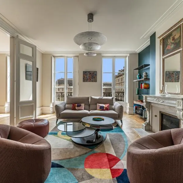 Appartement Luxe avec Climatisation Parking Vue Exeptionnelle – hotel w mieście Bordeaux