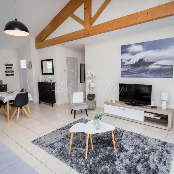 Ravissante Maison Cosy 4* Biscarrosse proche Lac, hôtel à Biscarrosse