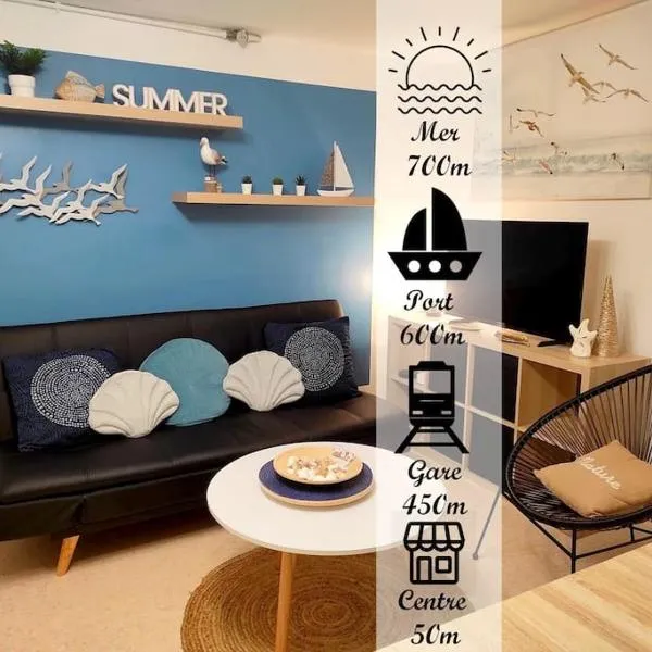 résidence hyper centre parking indigo inclus à 50m, hotel em Dieppe