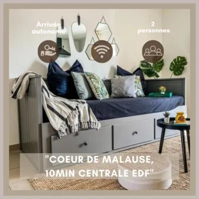 Le Gite 3 - Studio confort, 10min Golfech, hotel v destinaci Malause