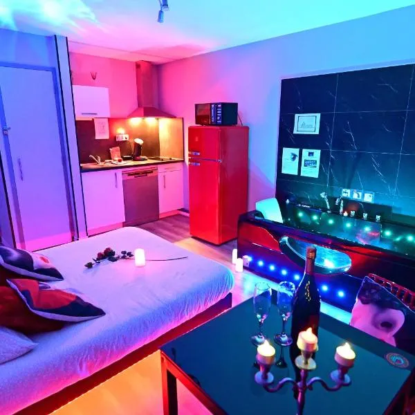 Grand Studio BISCARROSSE PLAGE Une nuit A 2 avec Sauna Luxe, Balnéo, Océan rien que pour vous, hôtel à Biscarrosse